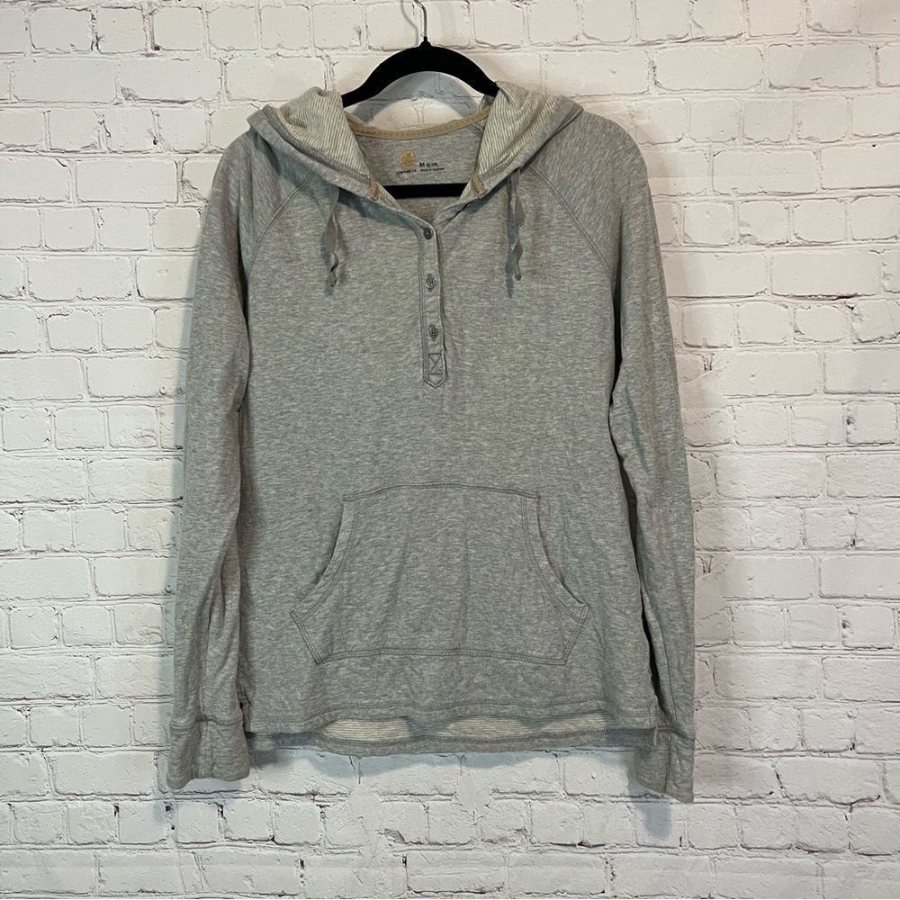 Carharttgrey Sweatshirt Size Medium